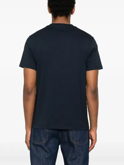 Sandro Cotton Logo-patch T-shirt In Black