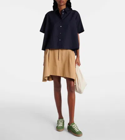 Golden Goose Super-star Distressed Suede And Metallic Leather Sneakers In Green