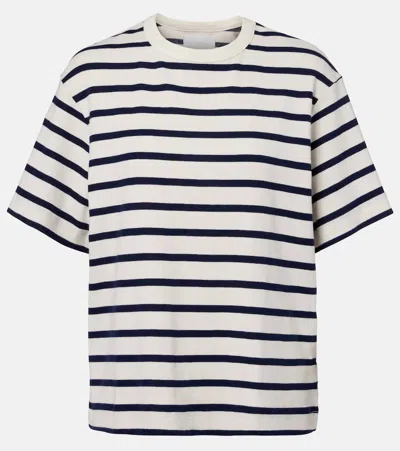 Citizen Of Humanity Citizens Of Humanity Goldie Stripe Relaxed Fit T-shirt In Azure Stripe