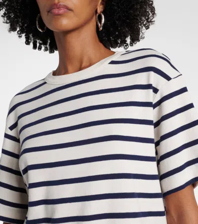 Citizen Of Humanity Citizens Of Humanity Goldie Stripe Relaxed Fit T-shirt In Azure Stripe