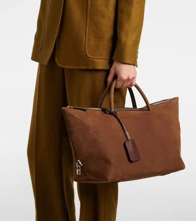 Max Mara Medium Suede Tote Bag