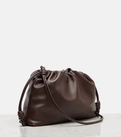 Loewe Flamenco Shoulder Bag In Burgundy