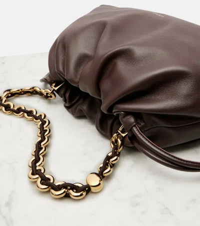 Loewe Flamenco Shoulder Bag In Burgundy