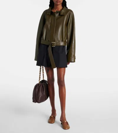 Loewe Flamenco Shoulder Bag In Burgundy