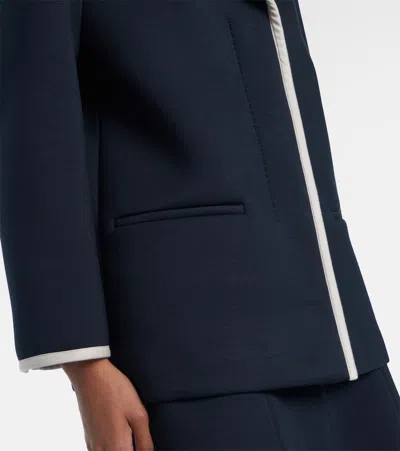 S Max Mara Single-breasted Jersey Blazer