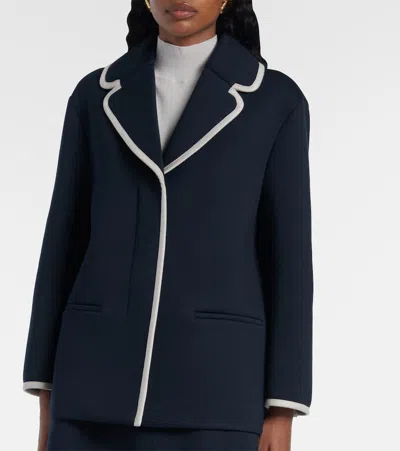 S Max Mara Single-breasted Jersey Blazer
