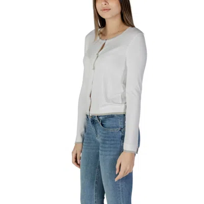 Liu •jo White Viscose Cardigan In White