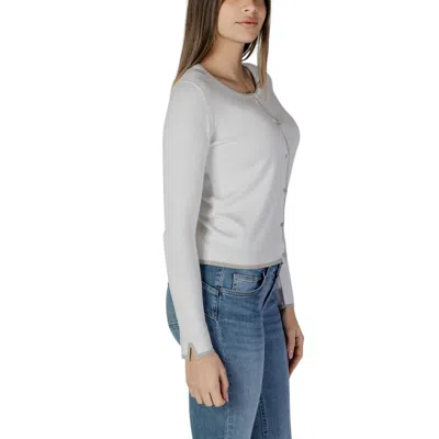 Liu •jo White Viscose Cardigan In White