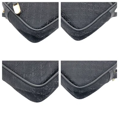 Pre-owned Loewe Black Canvas Shoulder Bag ()