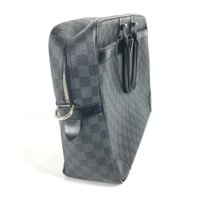 Pre-owned Louis Vuitton Black Damier Graphite Handbag Tote Bag ()