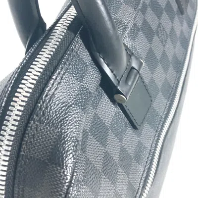 Pre-owned Louis Vuitton Black Damier Graphite Handbag Tote Bag ()
