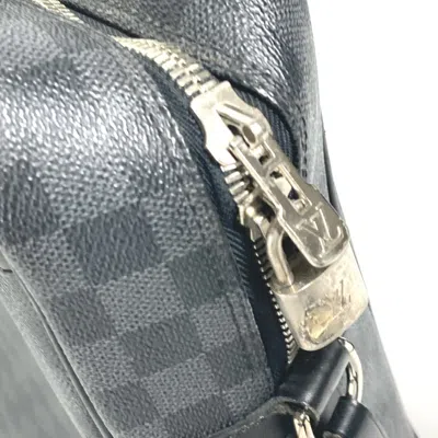 Pre-owned Louis Vuitton Black Damier Graphite Handbag Tote Bag ()