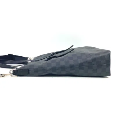 Pre-owned Louis Vuitton Black Damier Graphite Shoulder Bag Tote Bag ()