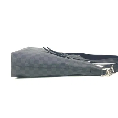 Pre-owned Louis Vuitton Black Damier Graphite Shoulder Bag Tote Bag ()