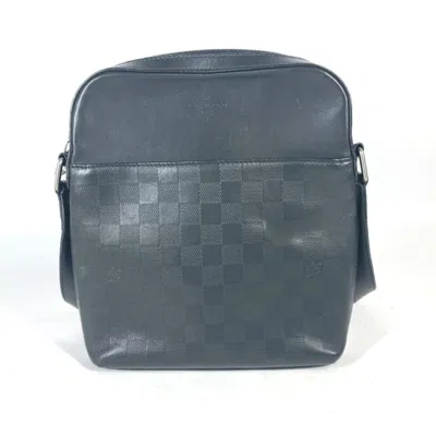 Pre-owned Louis Vuitton Black Galle Onyx Damier Infini Pochette Shoulder Bag ()