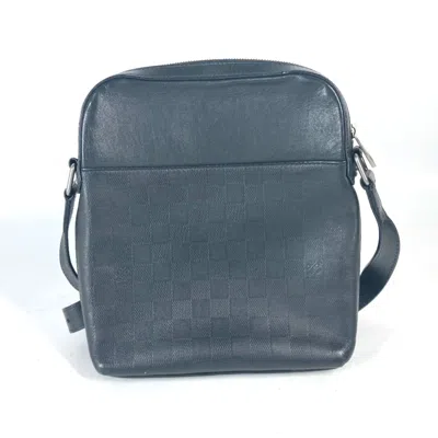 Pre-owned Louis Vuitton Black Galle Onyx Damier Infini Pochette Shoulder Bag ()