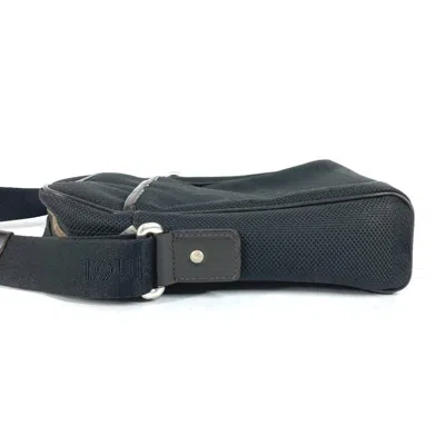Pre-owned Louis Vuitton Black Noir Damier Geant Pochette Shoulder Bag ()
