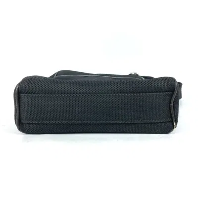 Pre-owned Louis Vuitton Black Noir Damier Geant Pochette Shoulder Bag ()