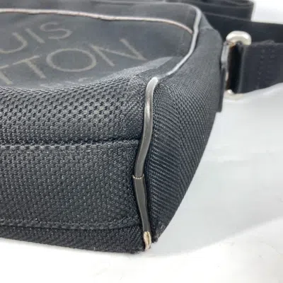 Pre-owned Louis Vuitton Black Noir Damier Geant Pochette Shoulder Bag ()
