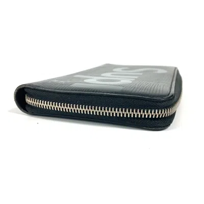 Pre-owned Louis Vuitton Black Noir Epi Leather Long Wallet (bi-fold) ()