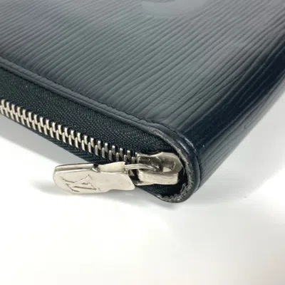 Pre-owned Louis Vuitton Black Noir Epi Leather Long Wallet (bi-fold) ()