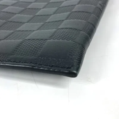 Pre-owned Louis Vuitton Black Onyx Damier Infini Clutch Bag Pochette Pouch ()