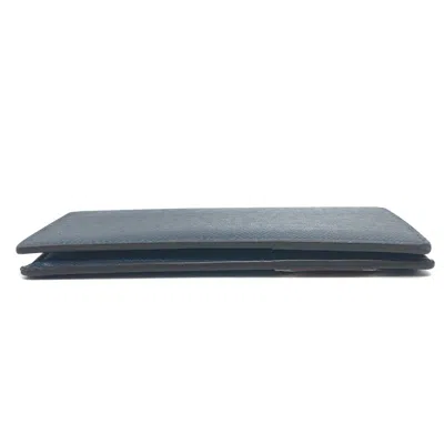 Pre-owned Louis Vuitton Blue Wine Long Wallet (bi-fold) () In Multi