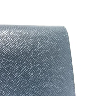 Pre-owned Louis Vuitton Blue Wine Long Wallet (bi-fold) () In Multi