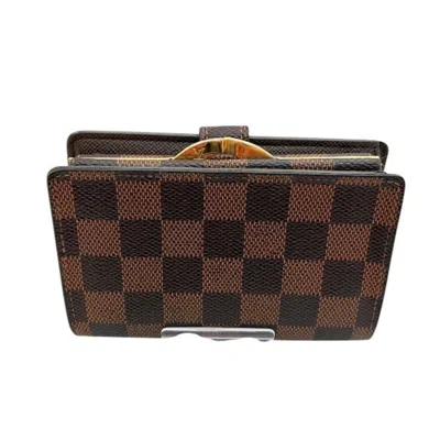 Pre-owned Louis Vuitton Brown Damier Canvas Damier Canvas Wallet (bi-fold) ()