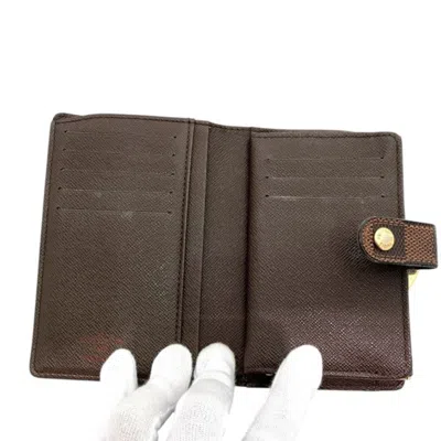 Pre-owned Louis Vuitton Brown Damier Canvas Damier Canvas Wallet (bi-fold) ()