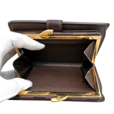 Pre-owned Louis Vuitton Brown Damier Canvas Damier Canvas Wallet (bi-fold) ()