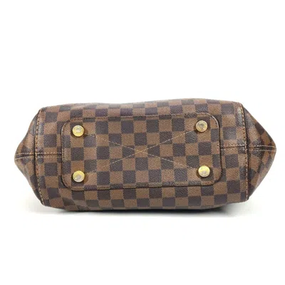 Pre-owned Louis Vuitton Brown Damier Canvas Ebene Damier Canvas Shoulder Bag Tote Bag ()