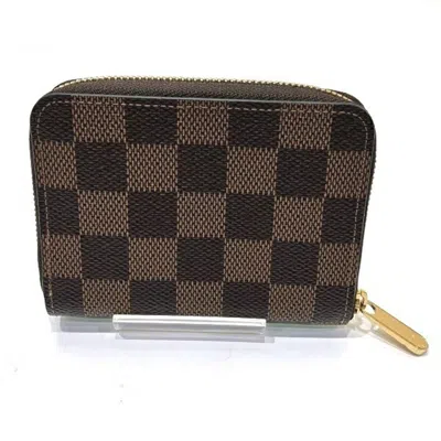 Pre-owned Louis Vuitton Brown Damier Canvas Multi-color Damier Canvas Coin Purse/coin Case ()