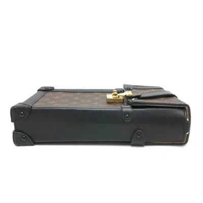 Pre-owned Louis Vuitton Brown Galle Monogram Monogram Pochette Shoulder Bag ()