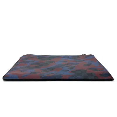 Pre-owned Louis Vuitton Camouflage Multi-color Damier Graphite Clutch Bag Pochette Pouch ()