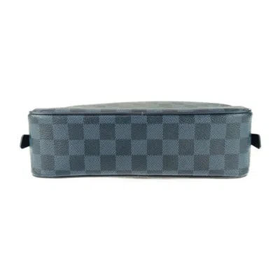 Pre-owned Louis Vuitton Damier Cobalt Navy Canvas Clutch Bag Pouch ()