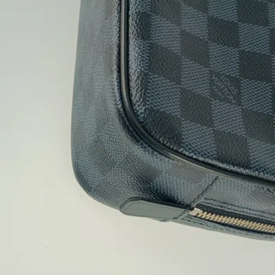 Pre-owned Louis Vuitton Damier Cobalt Navy Canvas Clutch Bag Pouch ()