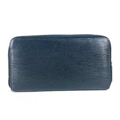 Pre-owned Louis Vuitton Epi Black Galle Noir Epi Leather Wallet (bi-fold) ()