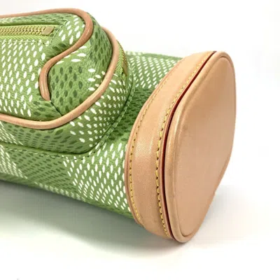 Pre-owned Louis Vuitton Green Canvas Handbag Shoulder Bag ()