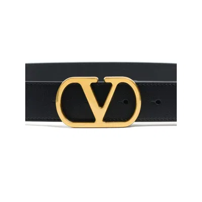 Valentino Vlogo Leather Belt