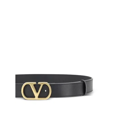 Valentino Vlogo Leather Belt