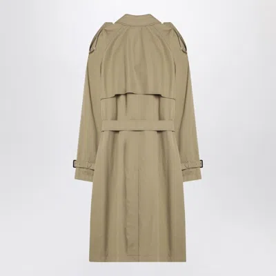 Burberry Double-breasted Trench Coat In Hamper Color In Nude