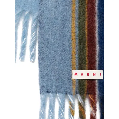 Marni Multicolor Mohair Blend Scarf In Multi