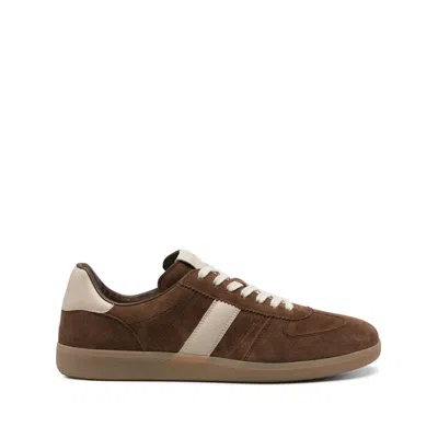 Tom Ford Men Suede Archer Sneakers In Brown