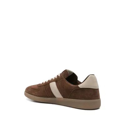 Tom Ford Men Suede Archer Sneakers In Brown