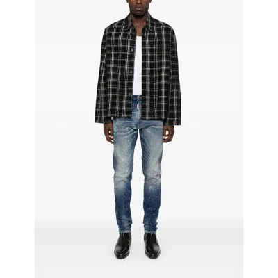 Dsquared2 Medium Galaxy Wash Cool Guy Jeans In Faded Blue In Blue