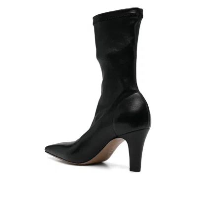 Paris Texas 80mm Leather Boots In Black