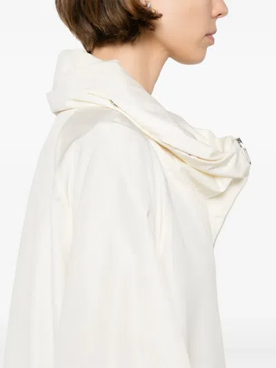 Akris Silk Taffeta Parka In Neutral