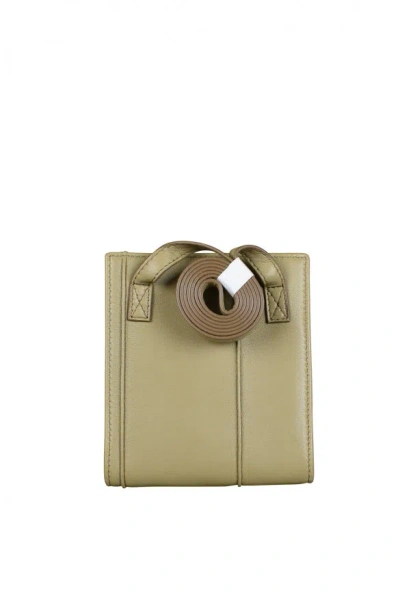 Jacquemus Men Satchel Le Gadjo In Green