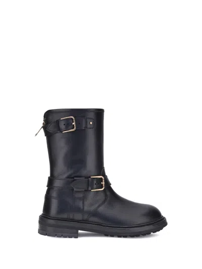 Dolce & Gabbana Dolce&gabbana Men Black Smooth Leather Boot